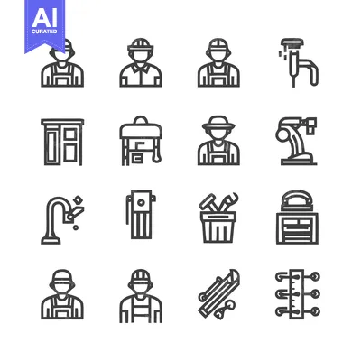 Popular premium asset: Construction and Engineering Icons - A Comprehensive Collection.