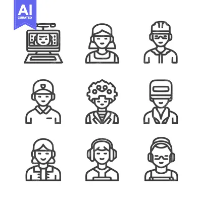 Popular premium asset: Diverse Professions - A Collection of Illustrated Occupations.