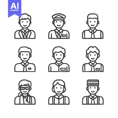 Popular premium asset: Diverse professional portraits - A collection of various occupations a