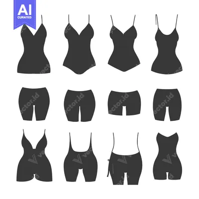 Collection of Silhouette Swimwear Designs for Women