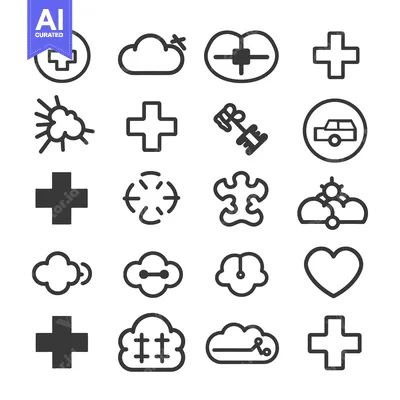 Popular premium asset: Collection of Simple Line and Filled Black Icons