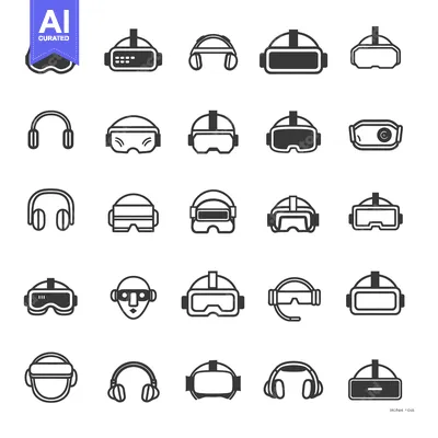 Collection of Virtual Reality and Gaming Headsets