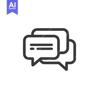 Popular premium asset: Minimalist Chat Bubbles Icon: Communication, Dialogue, and Message Exc