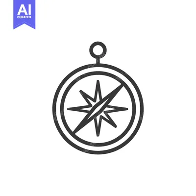 Popular premium asset: Minimalist Compass Icon: Navigation, Direction, and Exploration Symbol