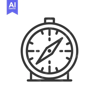 Aset premium populer: Minimalist Compass Icon: Navigation Tool, Directional Guidance, Explor
