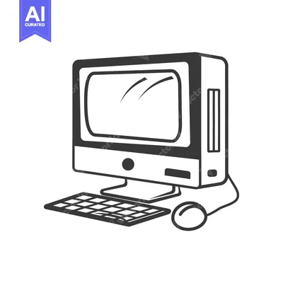 Aset premium populer: An illustration shows a desktop computer with its peripherals
