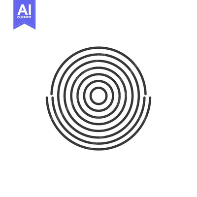 Popular premium asset: Concentric Circles with Outer Arc Lines