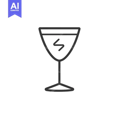 Aset premium populer: A simple fragile symbol is depicted within a clear glass