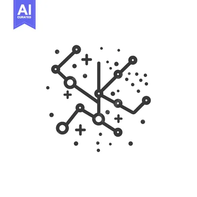 Aset premium populer: A graphic representation of connections and network elements in a diag