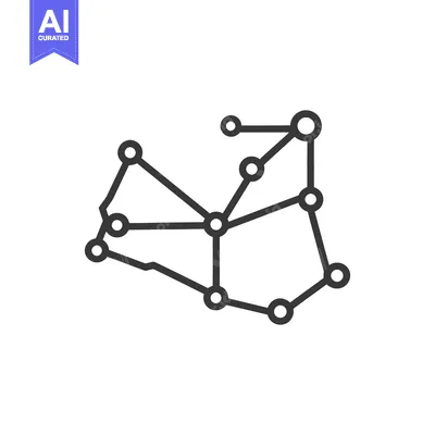 Popular premium asset: A stylized visual depiction of connected circular nodes and lines