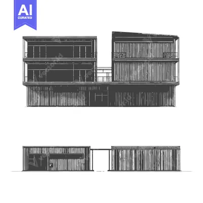 Aset premium populer: Architectural Drawings Of Modern Buildings And Structures