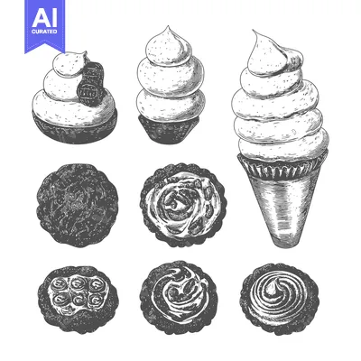 Popular premium asset: Delicious Assorted Cupcakes and Sweet Treats Collection