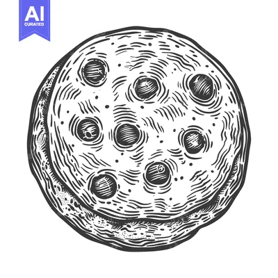 Premium design asset: A Top View of a Round Pizza with Olives