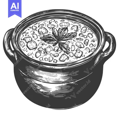 Popular premium asset: Delicious Stew in a Rustic Earthenware Pot