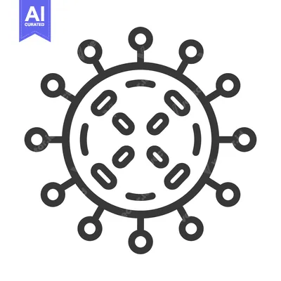 Aset desain premium: Illustration representing a microscopic single cell biological entity