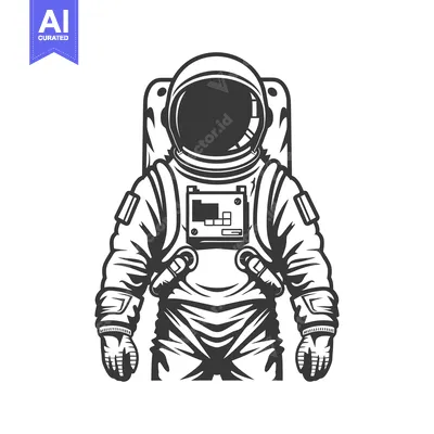 An astronaut wearing a spacesuit stands upright ready for space explor