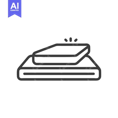 Popular premium asset: Minimalist Icon of Two Books Stacked with Subtle Highlight