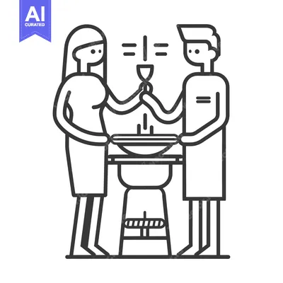 Popular premium asset: Couple Cooking on a Portable Grill