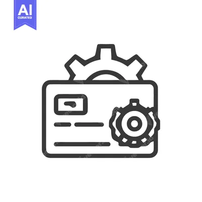 Popular premium asset: Credit Card with Gears: Financial Technology and Customization Icon