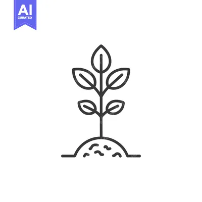 Popular premium asset: A small growing plant with multiple green leaves and soil