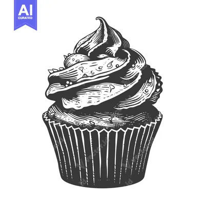 Popular premium asset: A Delicious Swirled Cupcake With Icing