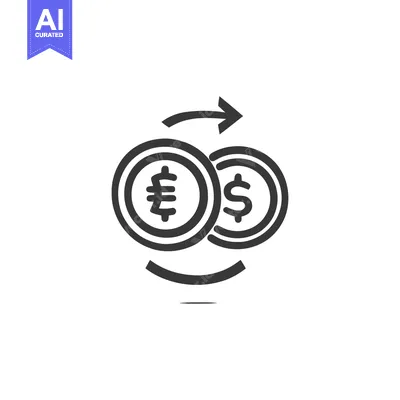 Aset premium populer: Currency Exchange Icon: Lira to Dollar Conversion with Circular Arrows