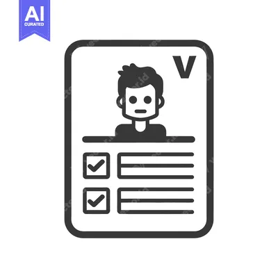 Popular premium asset: Vector illustration depicting a person on a document with checked boxe