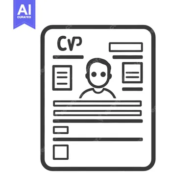 Aset desain premium: An illustrative diagram of an id card featuring a person