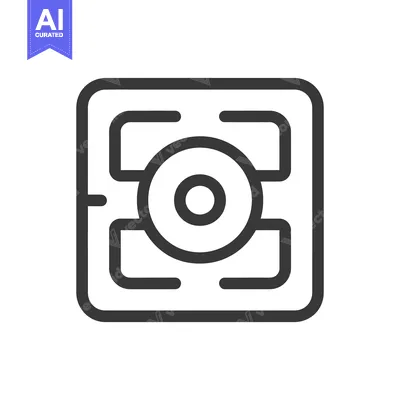 Popular premium asset: A square icon featuring a central circular object and internal element