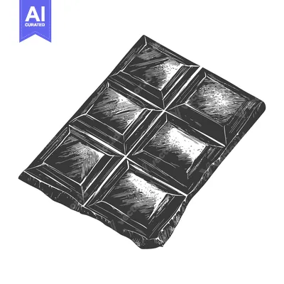 Popular premium asset: A hand drawn illustration of a chocolate bar