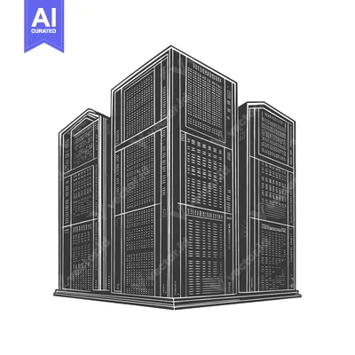 Popular premium asset: Server rack building digital data center infrastructure