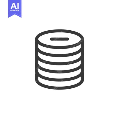 Popular premium asset: Minimalist Coin Stack Icon: Savings, Finance, and Investment Symbol