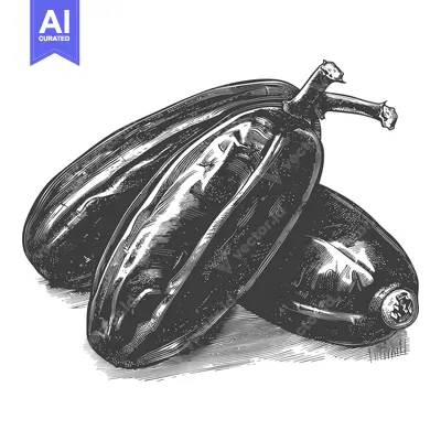 Aset desain premium: Two Ripe Dates Resting on a Surface