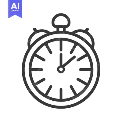 An alarm clock icon shows the time of one oclock