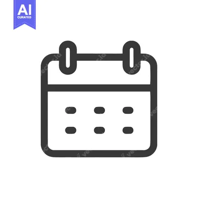 Aset desain premium: Simple Calendar Icon: Schedule, Date, and Appointment Reminder