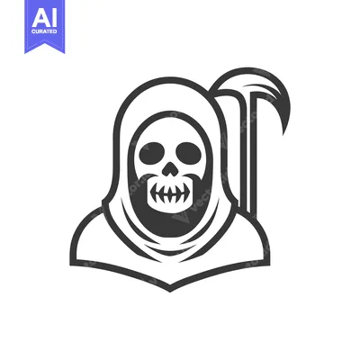 Popular premium asset: A dark illustration of a hooded figure and a scythe graphic