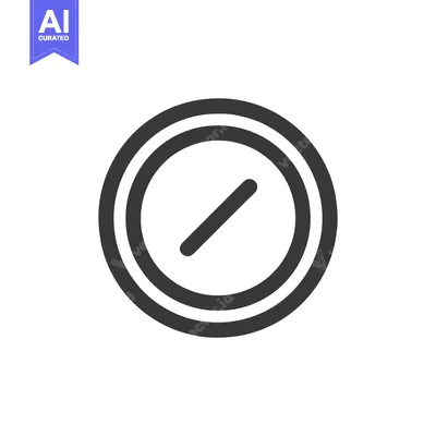 Popular premium asset: Minimalist Compass Icon: Double Circle with Diagonal Line, Navigation
