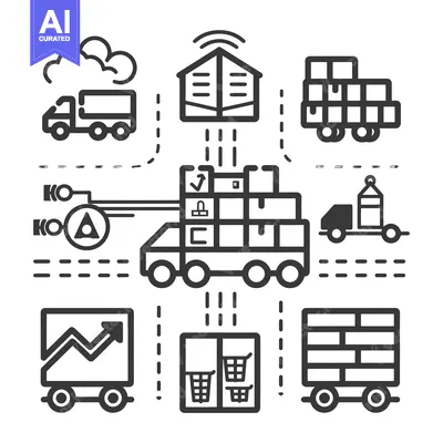 Delivery and Transportation System with Multiple Vehicles and Logistic