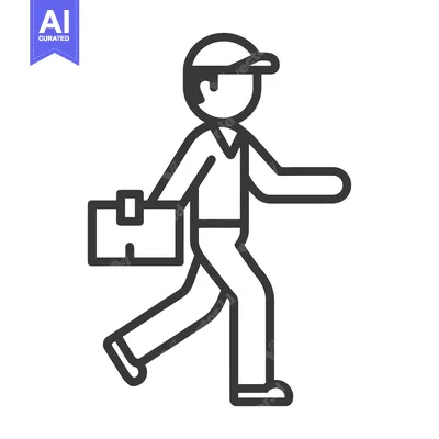 Popular premium asset: Delivery Person Walking with Package
