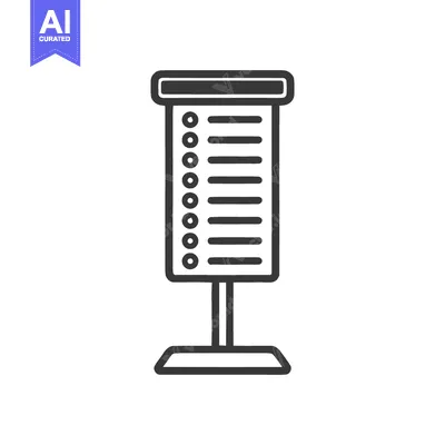 Popular premium asset: Simple Icon of a Scoreboard with Circles and Lines
