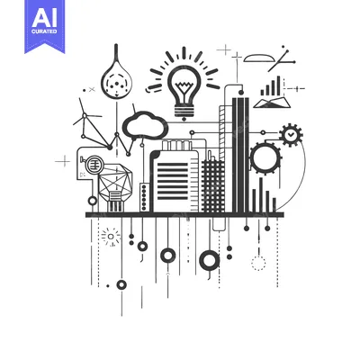 Popular premium asset: Abstract Illustration Depicting Ideas and Innovative Technological Con