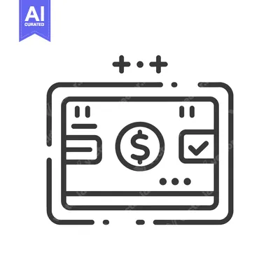 Aset premium populer: Digital Payment Interface with Dollar Sign and Checkmark
