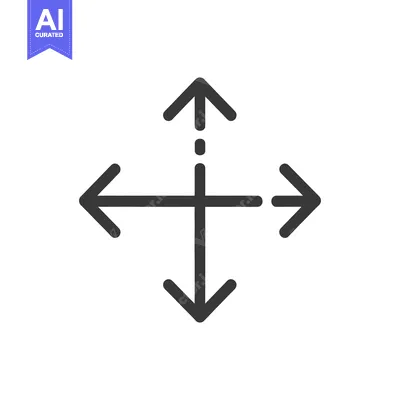 Popular premium asset: Arrows Indicating Directional Movement Across Multiple Axes Vectors