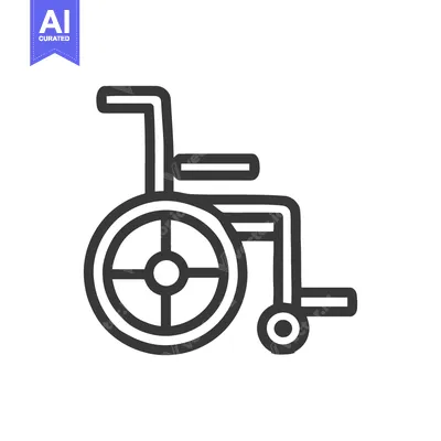 Aset premium populer: Minimalist Wheelchair Icon: Accessibility, Disability, Healthcare Symb