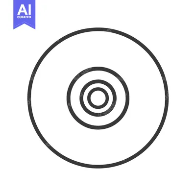Aset premium populer: Concentric Circles: Minimalist Black Line Art on White Background
