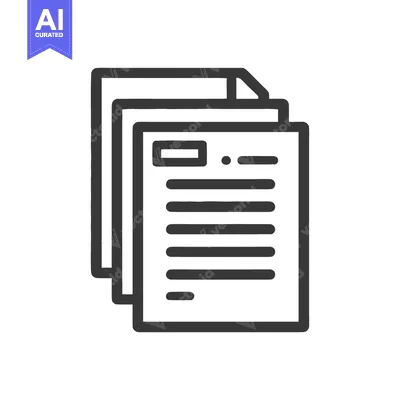 Popular premium asset: Stacked Documents Icon: Minimalist Design for Business and Information