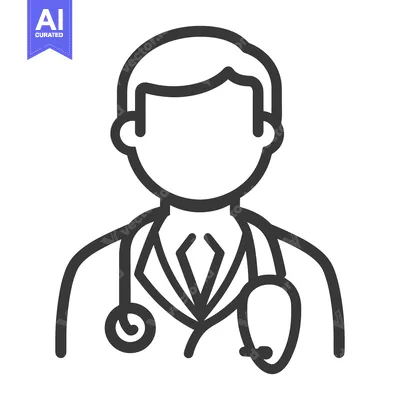 Popular premium asset: A simple graphic depicting a medical professional in a uniform