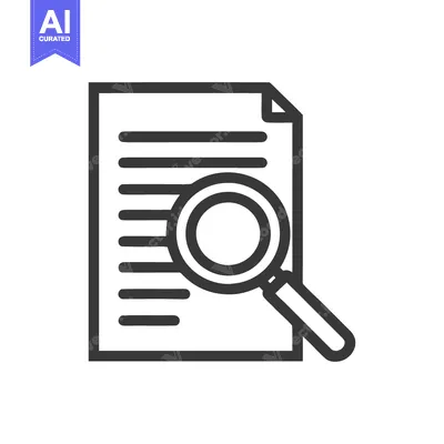 Aset premium populer: Document Analysis: Magnifying Glass Over Text File Icon