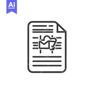 Aset premium populer: Document with a Mail Icon Inside