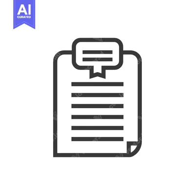 Popular premium asset: Document with Bookmark Icon Outline